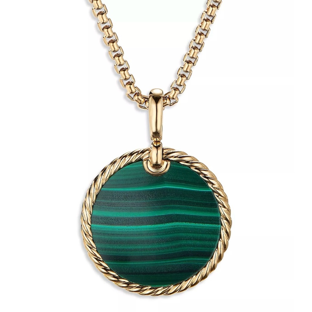 David Yurman
Small Cable Disc Amulet in 18K Yellow Gold